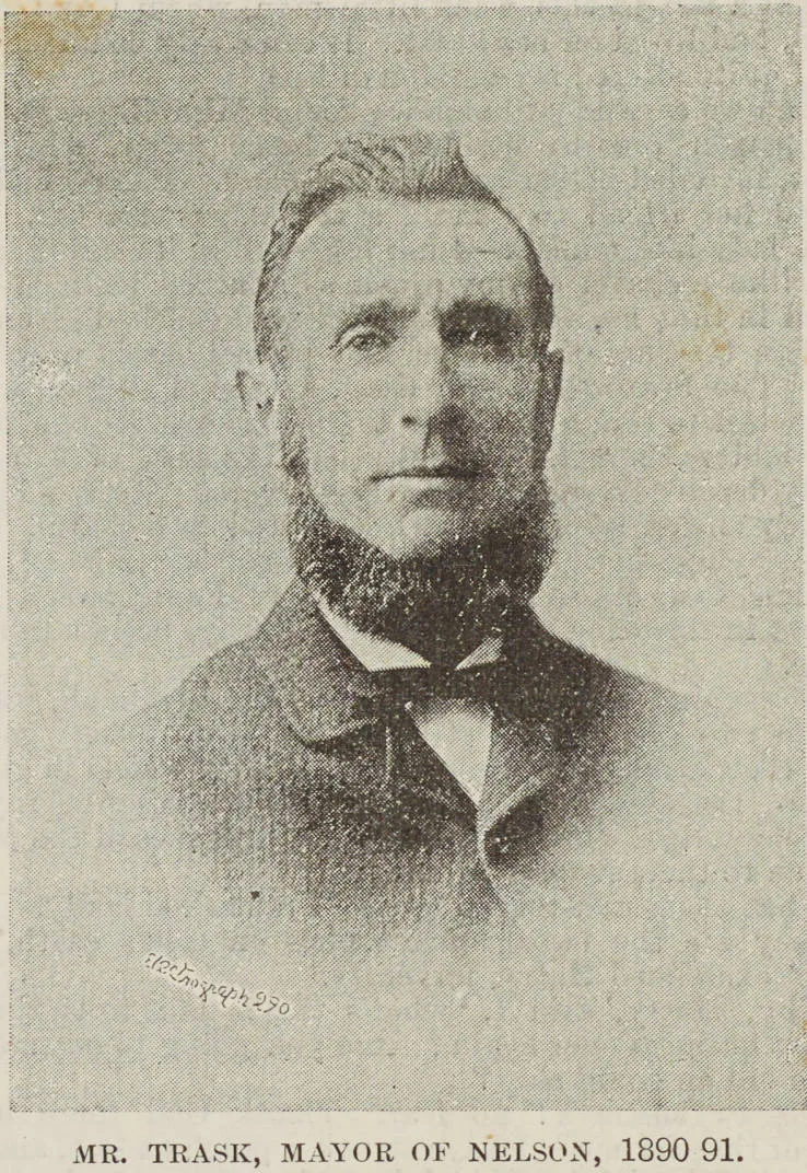 Mr Trask, Mayor of Nelson, 1890-91
