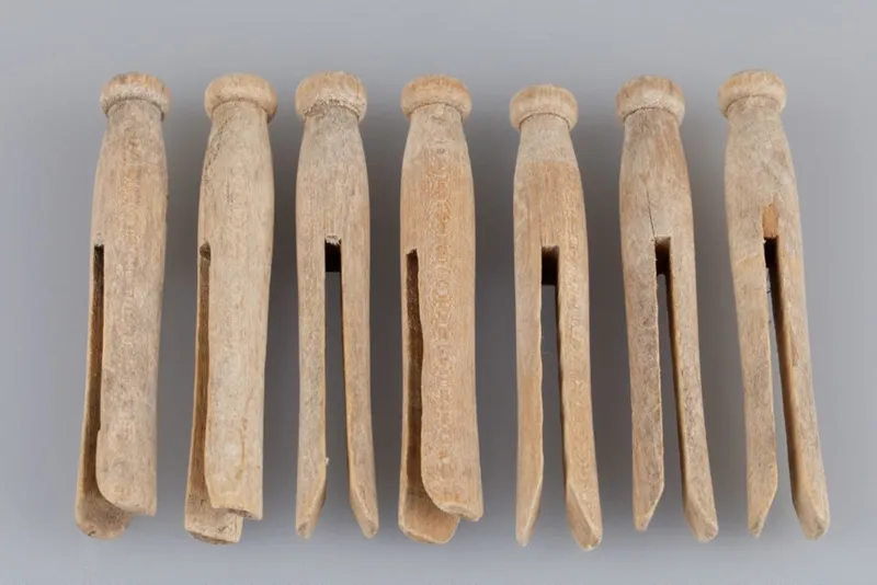 Clothes pegs, Wooden