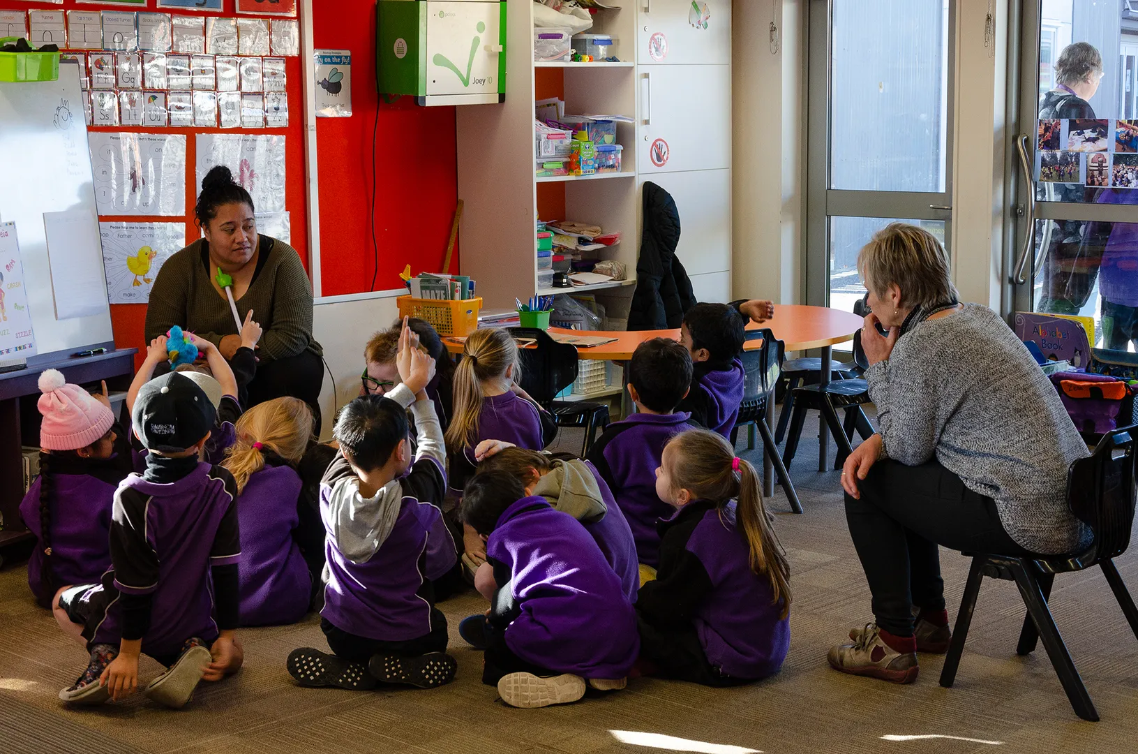 Te Waka Unua School classroom