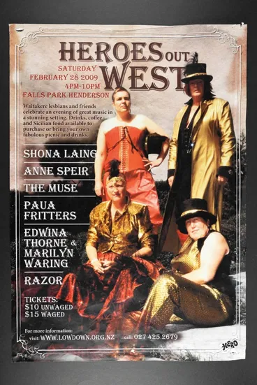 Poster, HEROES Out WEST Image: Poster, HEROES Out WEST