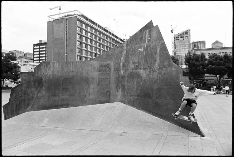 Aotea Square, Auckland Central, 1989