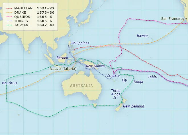 Early Pacific journeys