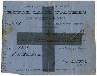 Image: Cobb & Co: Ticket