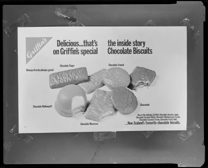 Griffins chocolate biscuit advertisement