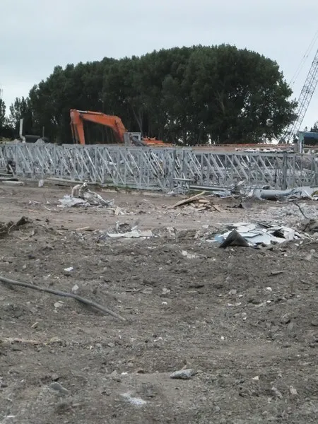 QEII Park demolition site