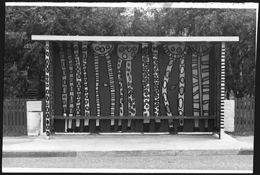 Image: Bus shelter, Main Road, Wainuiomata