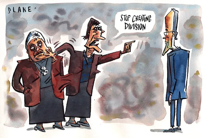 "Stop creating division." 3 March, 2004