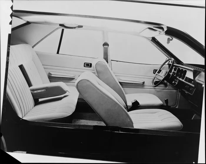 Interior of car