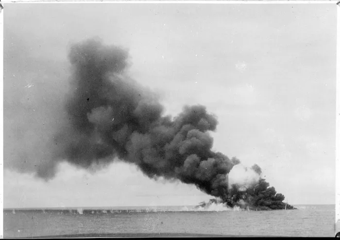 Sinking of Ramb I by HMS Leander