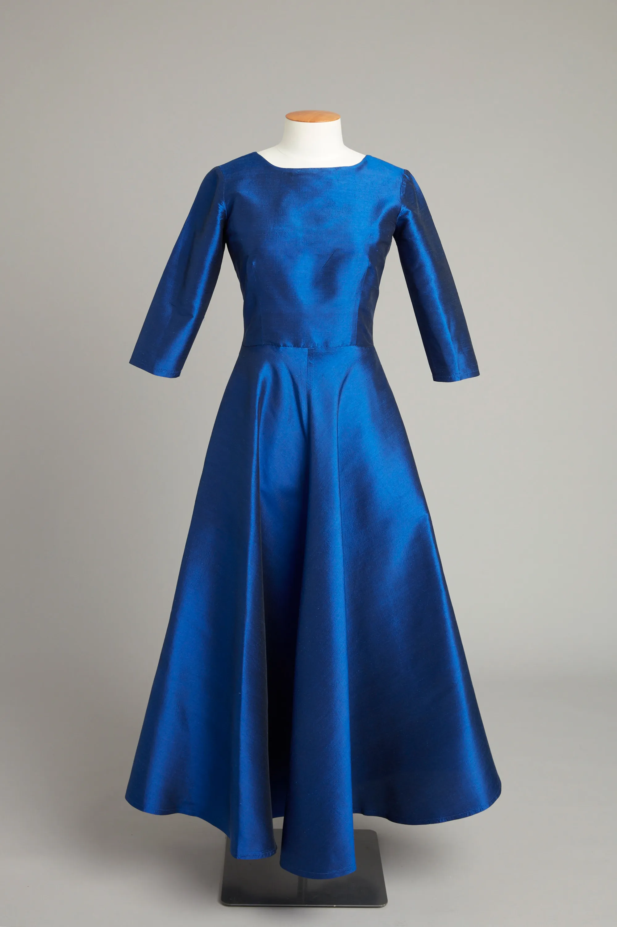 Royal blue evening gown