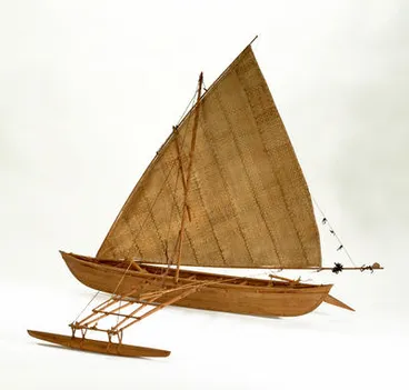 Image: canoe, model