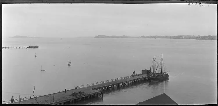 Waitematā Harbour from Duder's Hill, Devonport, 1926