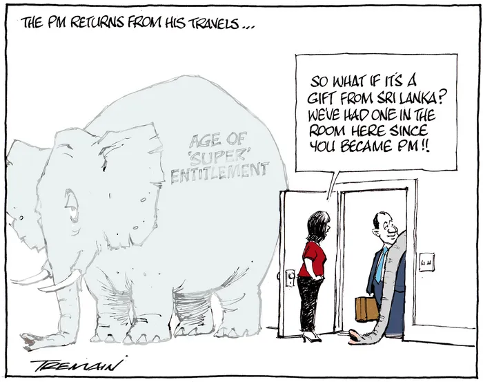 Tremain, Garrick, 1941- :The PM returns from his travels... 22 November 2013