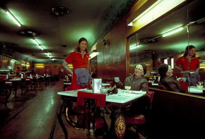 Fails Fish Cafe, Christchurch. Famous for its fish and unique chairs.