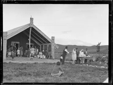 Image: Peter and Ruinea Rota's wedding day, Korohe marae
