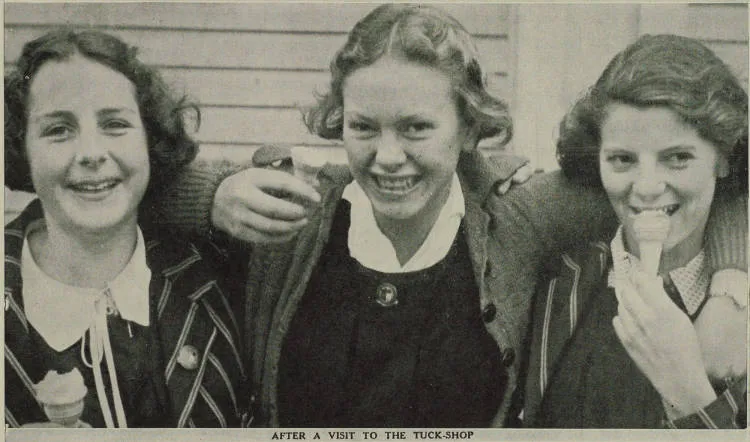 After a visit at the tuck-shop