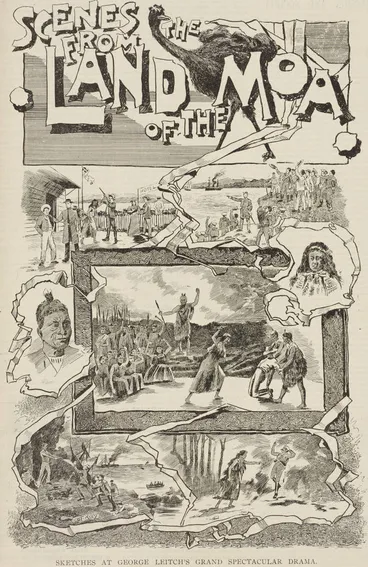 Image: Scenes from 'The Land of the Moa'