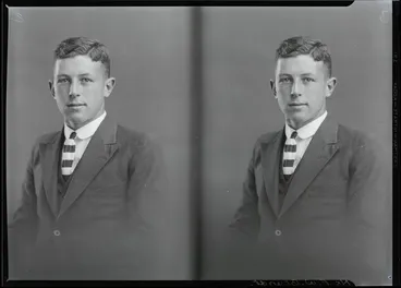 Image: Film Negative: Mr F W Brandt (twin negative)