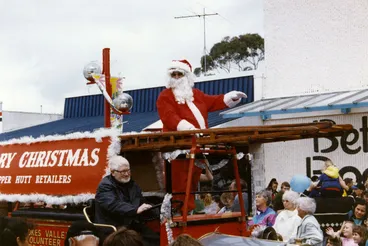 Image: Christmas parade 1992; Father Christmas.