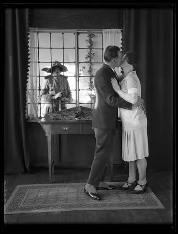 Image: Scene during an unidentified theatrical production - Photograph taken by Mark Luder Lampe