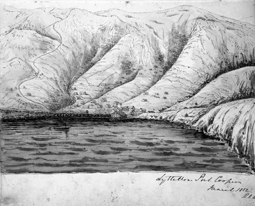 Image: Wynyard, Robert Henry, 1802-1864 :Lyttelton Port Cooper March 1852. R. H. W.