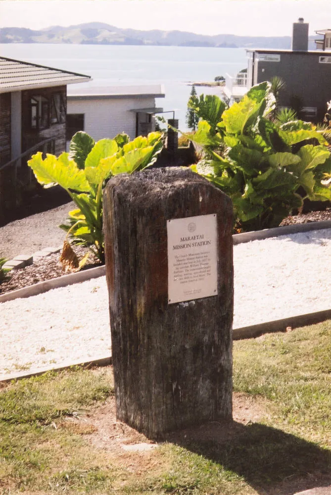 Mission station site, Maraetai, 2009