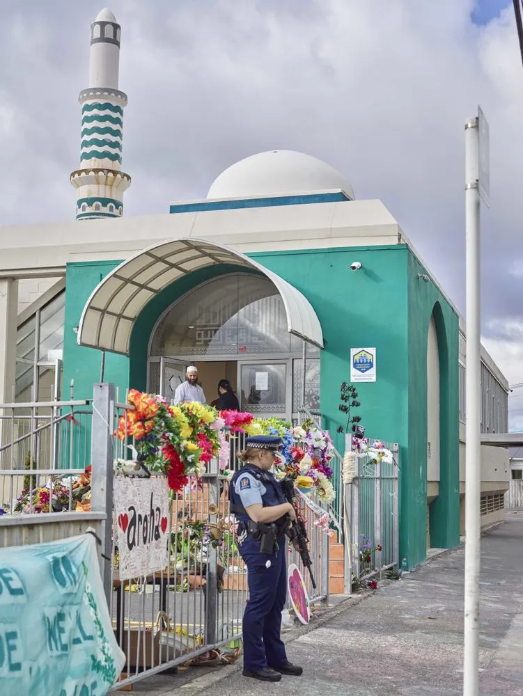 Tributes at Wellington Islamic Community mosque
