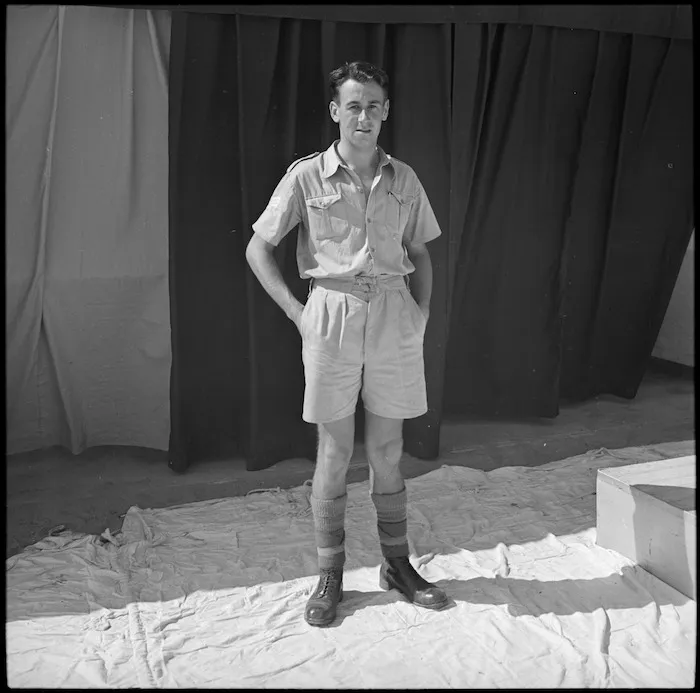 One of the female impersonators in the Kiwi Concert Party, Egypt