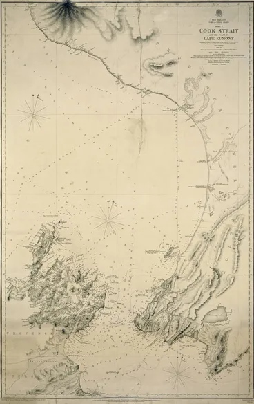 Image: Cook Strait and the coast to Cape Egmont, surveyed by Captn. J. L. Stokes [and others]