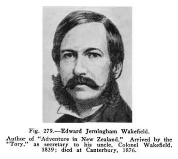 Image: Fig. 279.—Edward Jerningham Wakefield. Author of “Adventure in New Zealand.” Arrived by the “Tory,” as secretary to his uncle, Colonel Wakefield, 1839; died at Canterbury, 1876