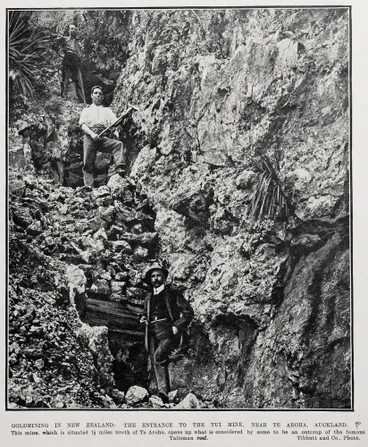 Image: Goldmining in New Zealand