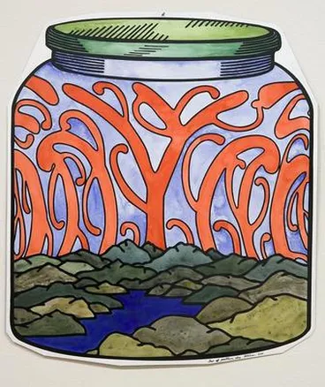 Jar of pattern sky Image: Jar of pattern sky