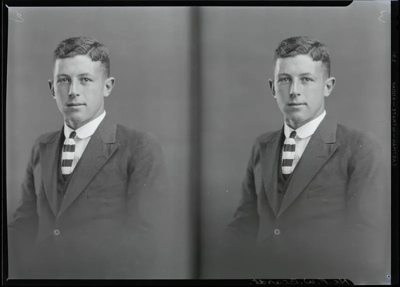 Film Negative: Mr F W Brandt (twin negative)