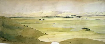 Image: Fox, William 1812-1893 :Wairau Plain. Jan. 1848