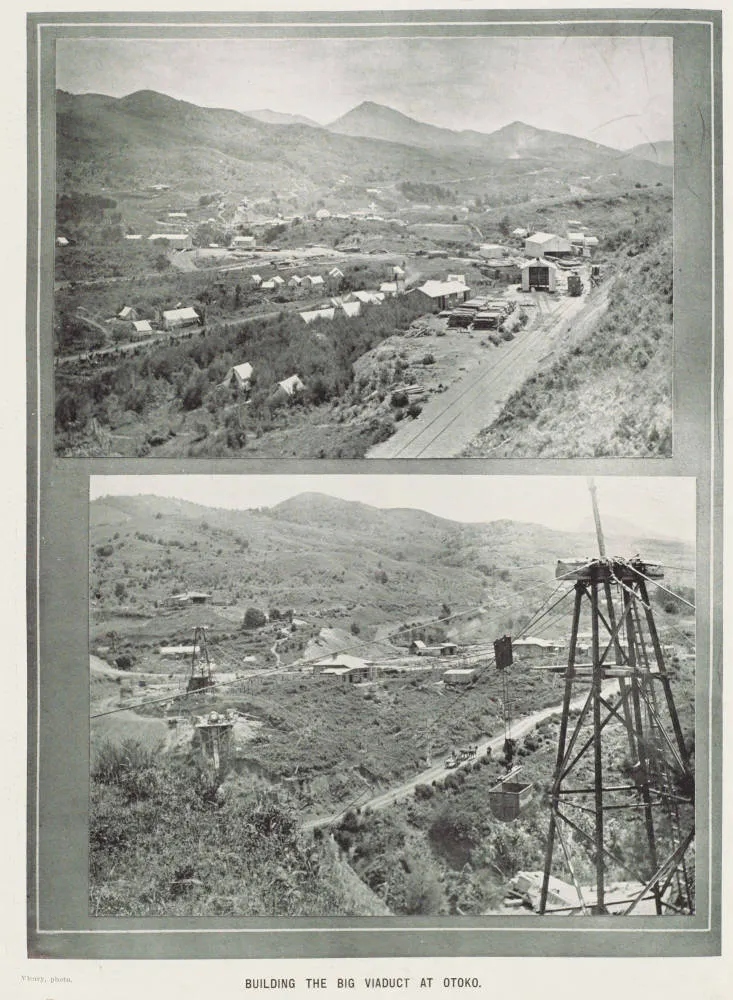 Building the big viaduct at Otoko