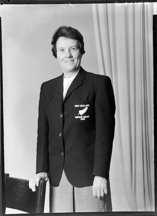 Mrs J G Lamason, manager of the New Zealand women's representative cricket team, 1966