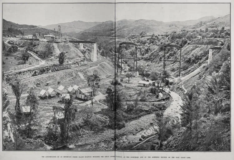 The Construction Of An Important North Island Railway