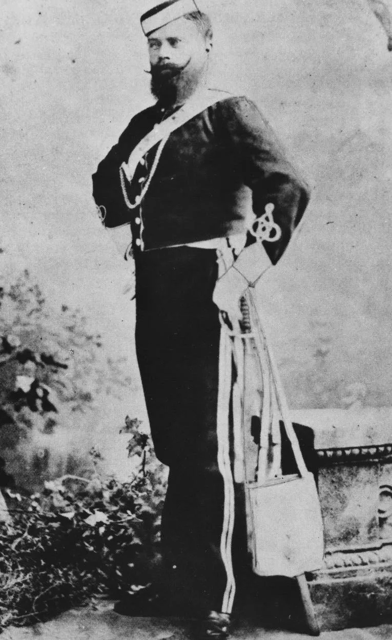 Captain Charles Ross Cholmondeley Smith of the Prince Alfred Light Horse Royal Cavalry Volunteers, 1870