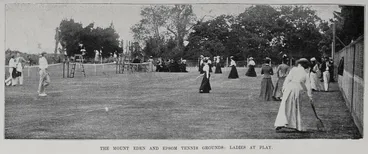 Image: The Mount Eden and Epsom Tennis Grounds