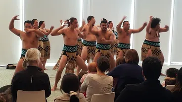 Image: Te Pao a Tahu kapa haka group in performance