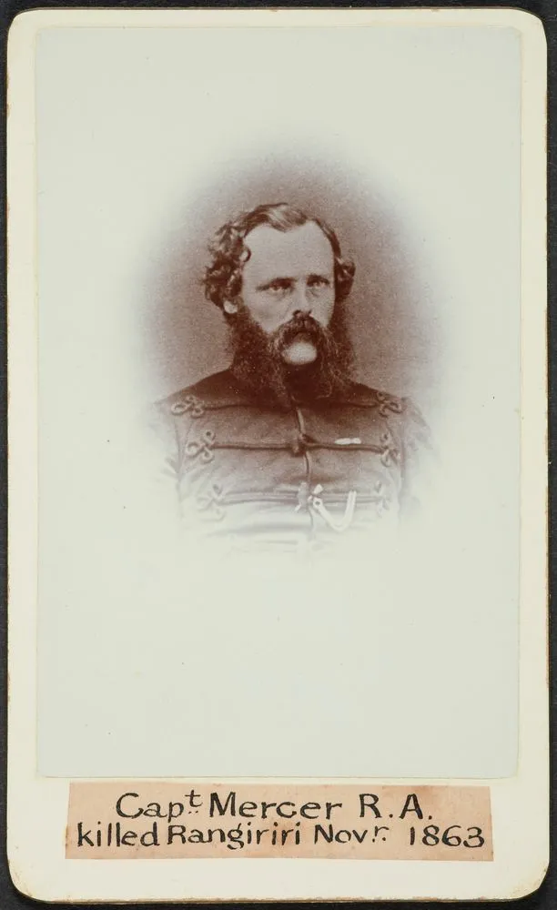 Captain Mercer, about 1860