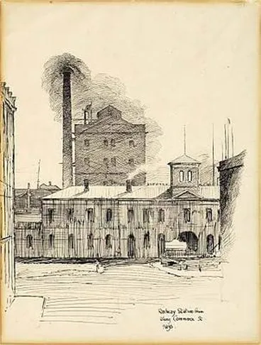 Image: Railway Station from Commerce Street