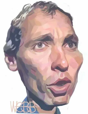 Image: Webb, Murray :Nicky Hager. [ca 12 July 2002].