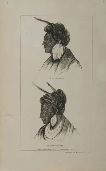Image: Te Rauparaha. L. Jewitt. Te Rangihaeata.