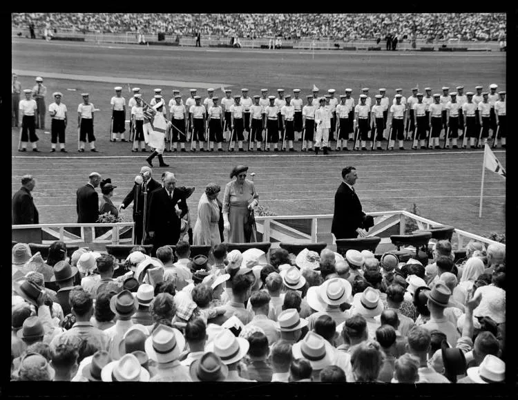 British Empire Games Opening Ceremony, Eden Park, 1950