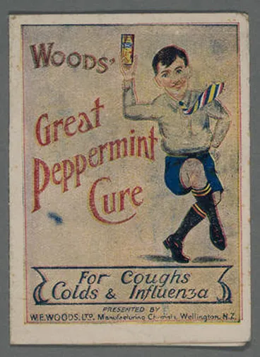 Image: Woods' Great Peppermint Cure. For Coughs,Colds & Influenza.