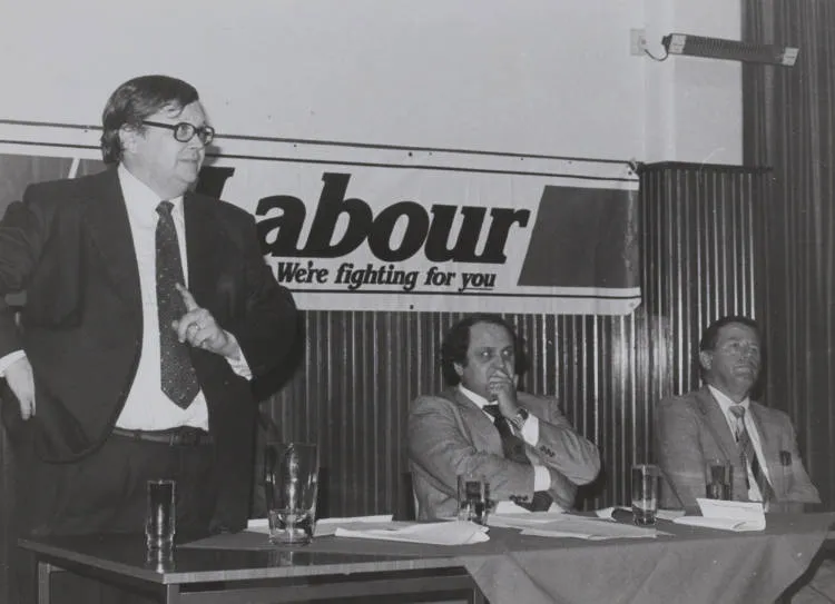 'Labour will ban nuclear visits', Howick, 1981.