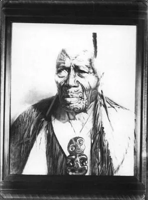 Tumai Tawhiti. Painted by C.F. Goldie, 1870-1947.
