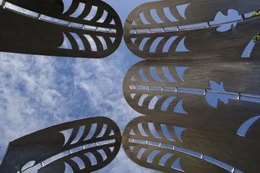 Image: Nga Huruhuru Rangatira public sculpture (detail)