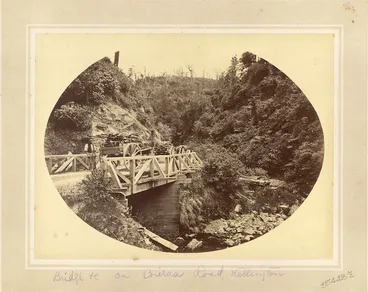 Image: Bridge on Porirua Road at Glenside, Wellington